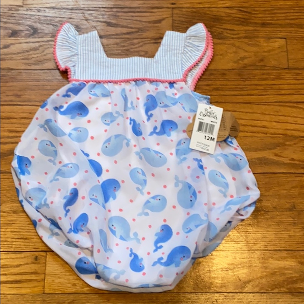 NWT 12m Whale Bodysuit